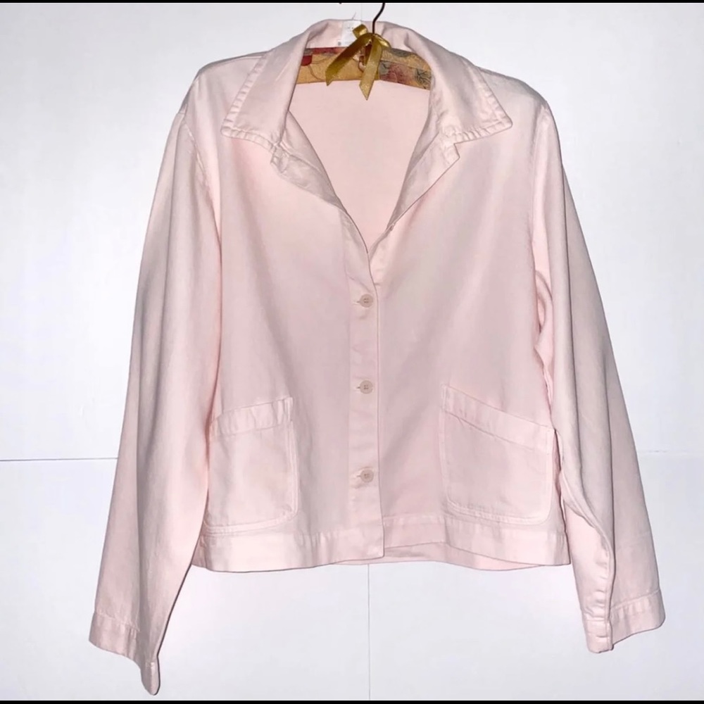 EILEEN FISHER Petite Pale Pink Top